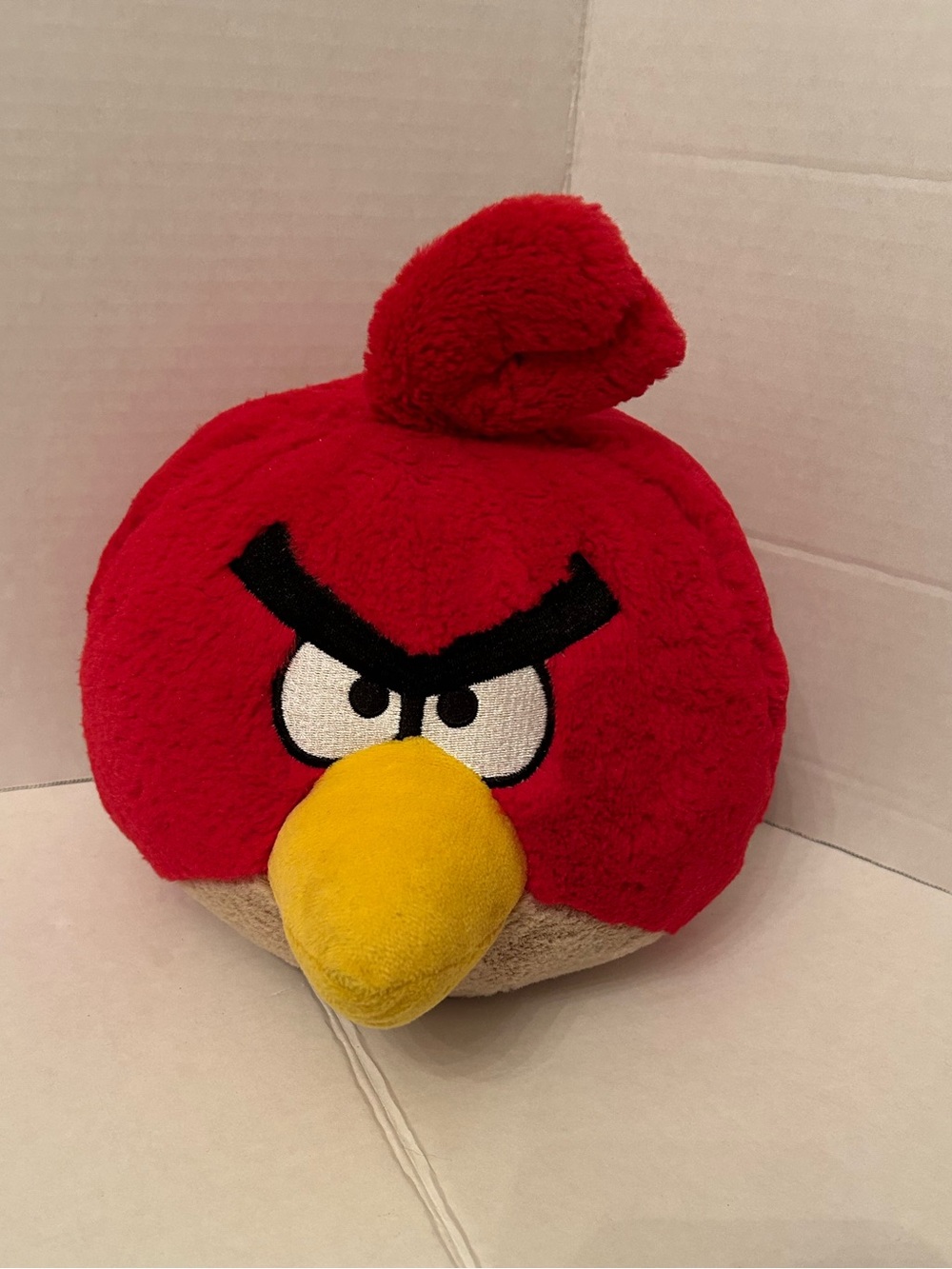 Red Angry Red Bird Plush - Yellow Beak